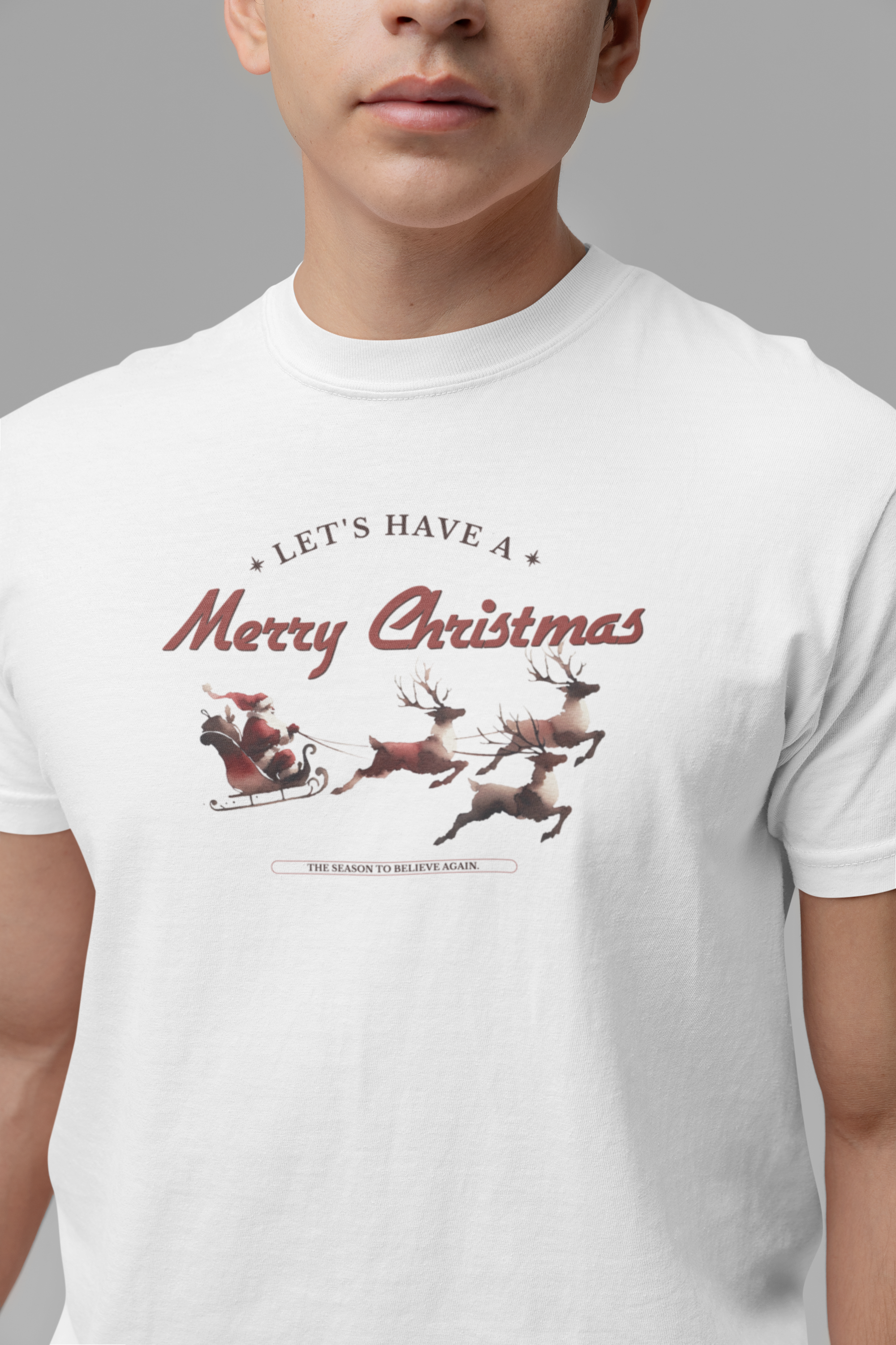 Let’s Have a Merry Christmas — Premium Christmas Tee
