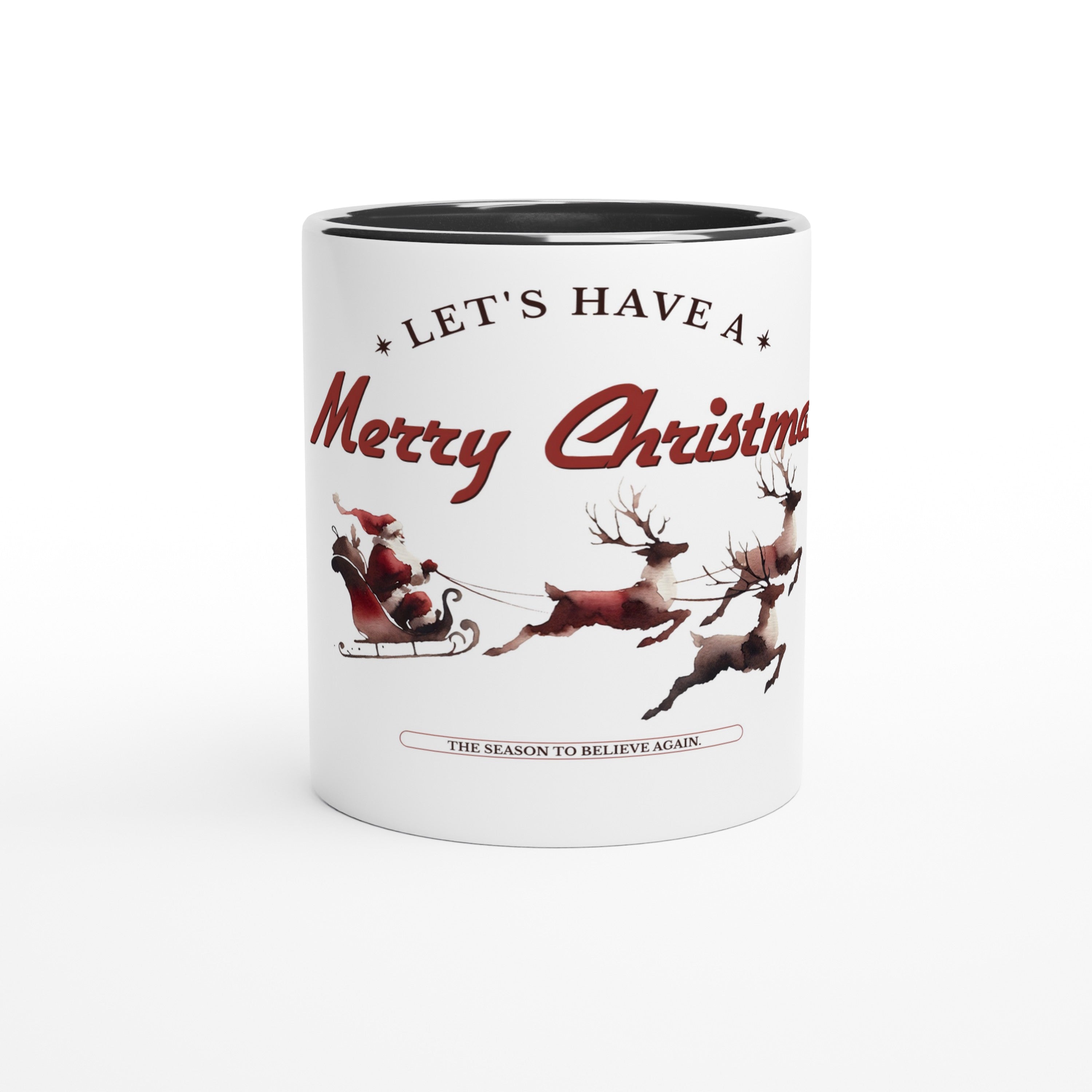 Let’s Have a Merry Christmas — Cozy Holiday Mug