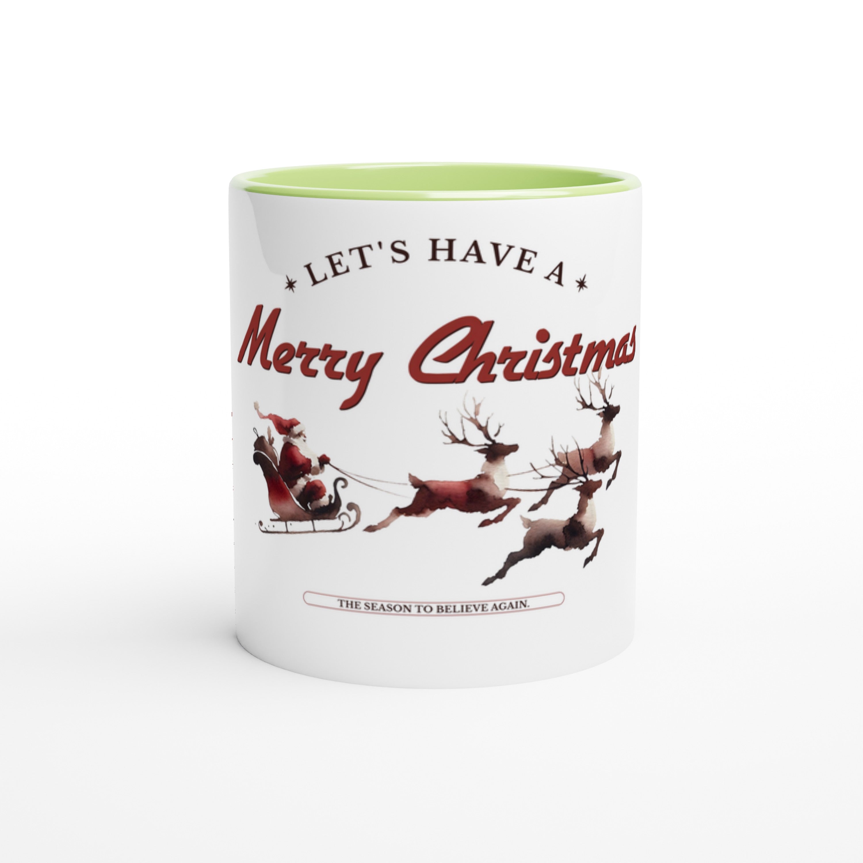 Let’s Have a Merry Christmas — Cozy Holiday Mug