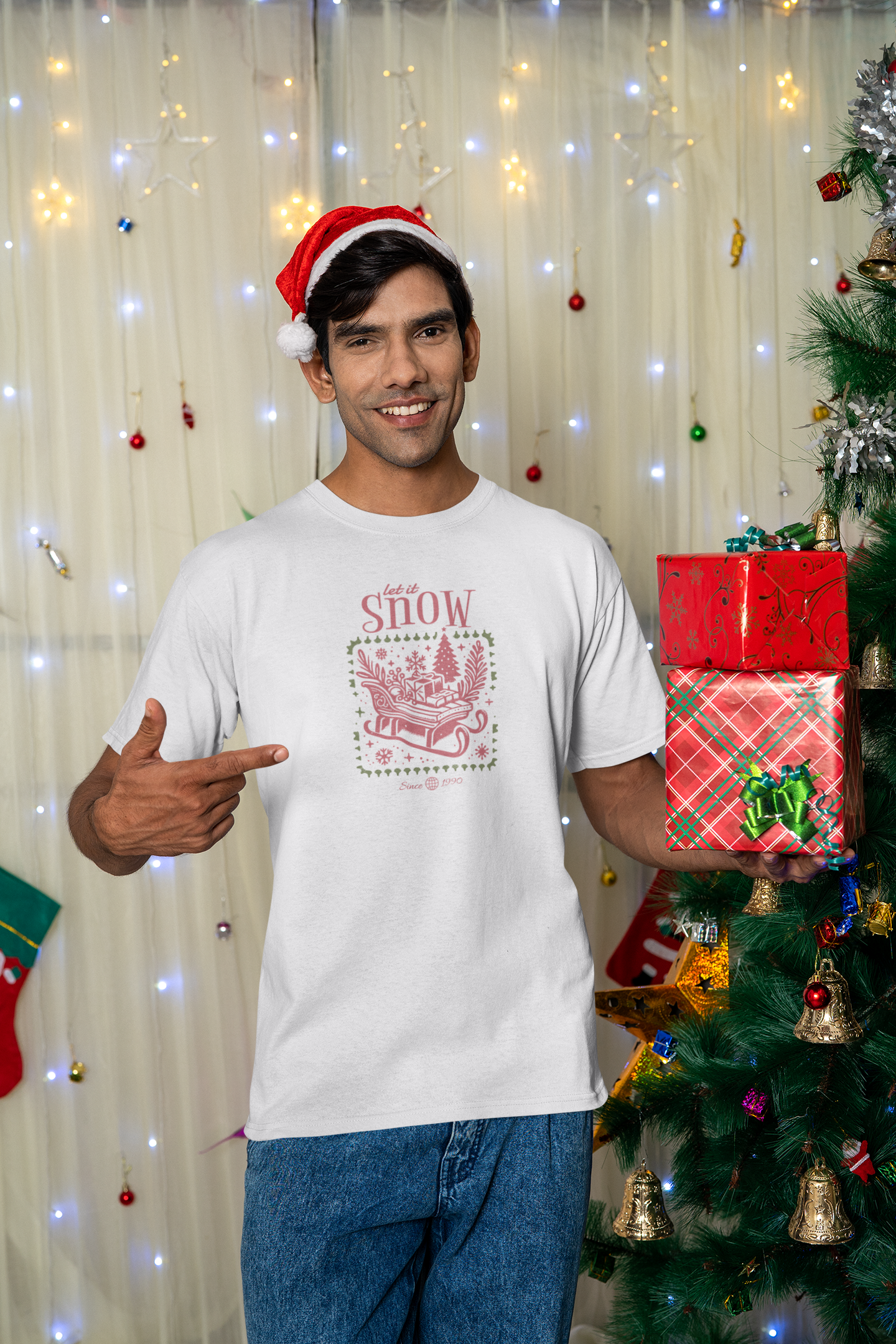 Let It Snow - Vintage Christmas Tee